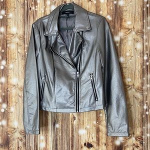 Metallic motorcycle jacket